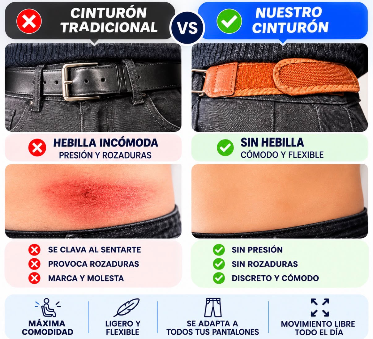 Cinturón Sin Presion